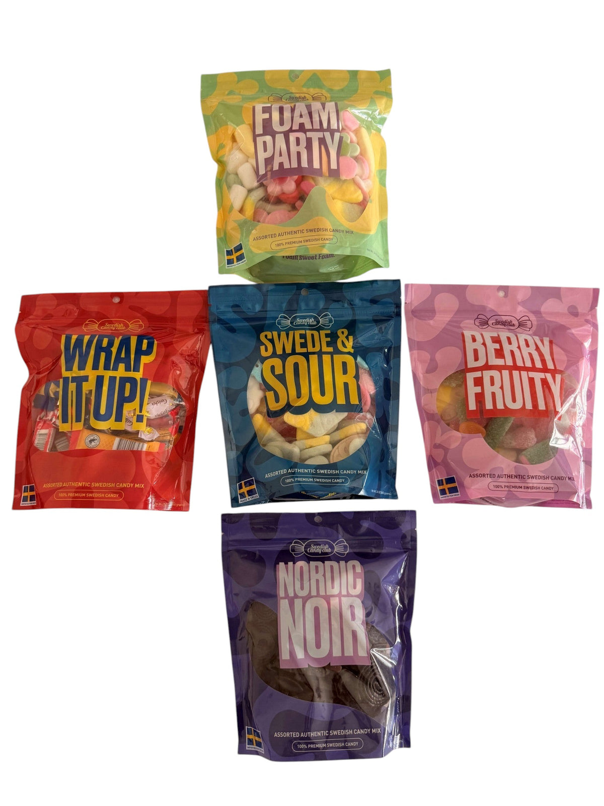 Monthly Subscription = Free Shipping - The Full Swedish Candy Rotation - includes licorice