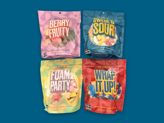 Monthly Subscription = Free Shipping - The Sweet Swedish Candy Rotation - no licorice